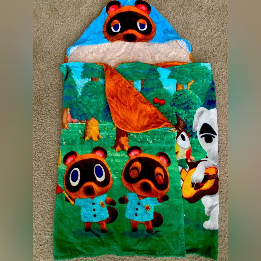 Animal Crossing bath/pool/beach soft cotton towel wrap.